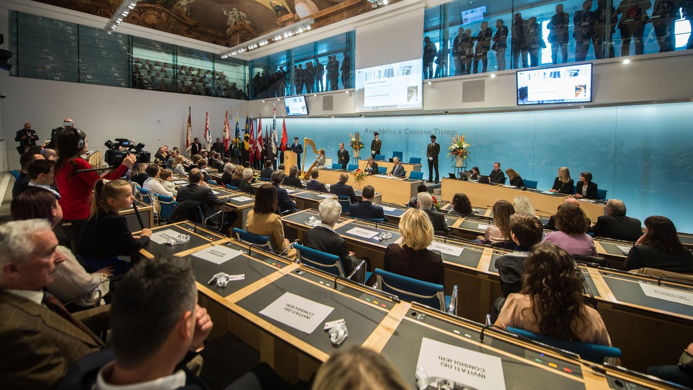 Sala del Gran Consiglio ticinese
