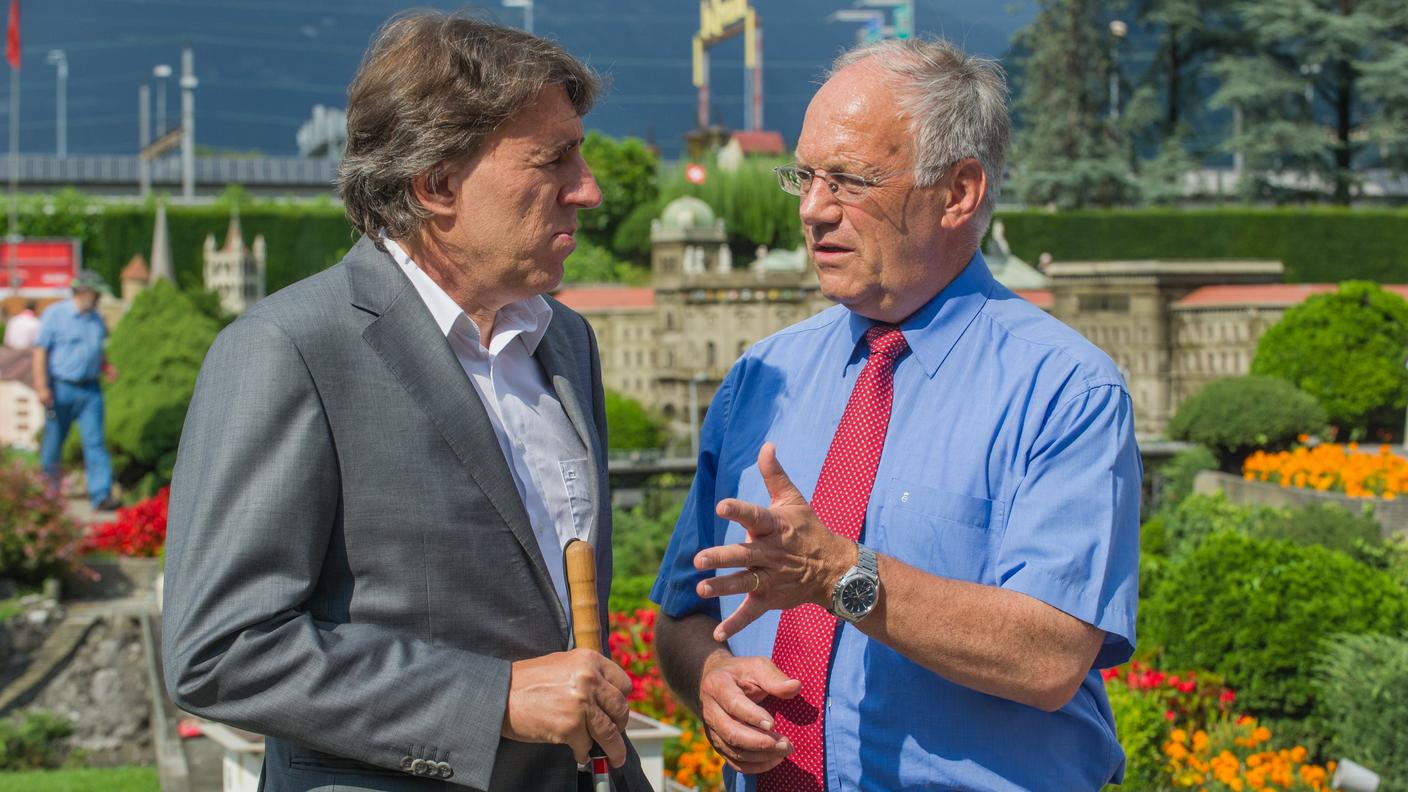 Con il Consigliere di Stato Manuele Bertoli