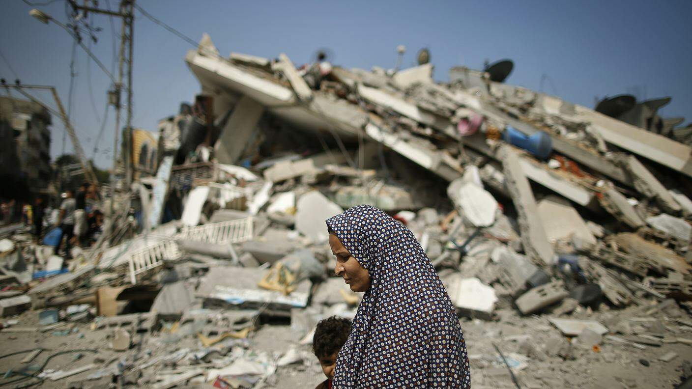 Le macerie nella Striscia di Gaza