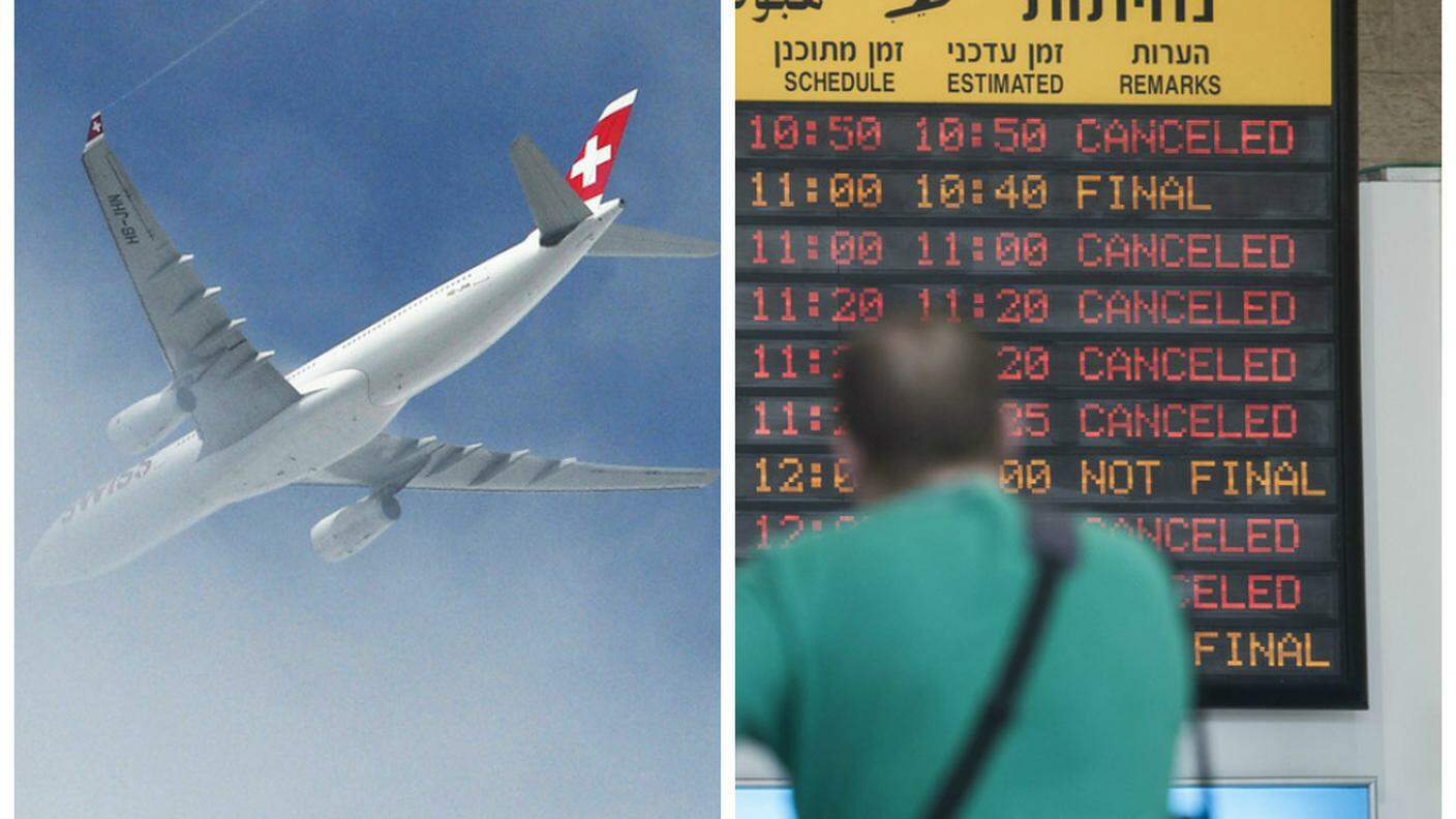 La compagnia rossocrociata non atterra a Tel Aviv
