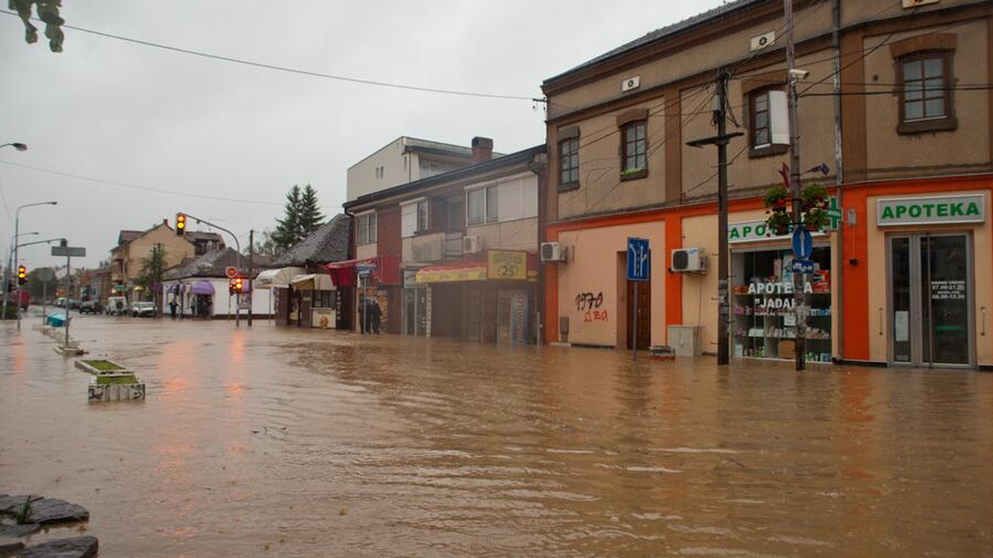 La città di Valjevo (Serbia)