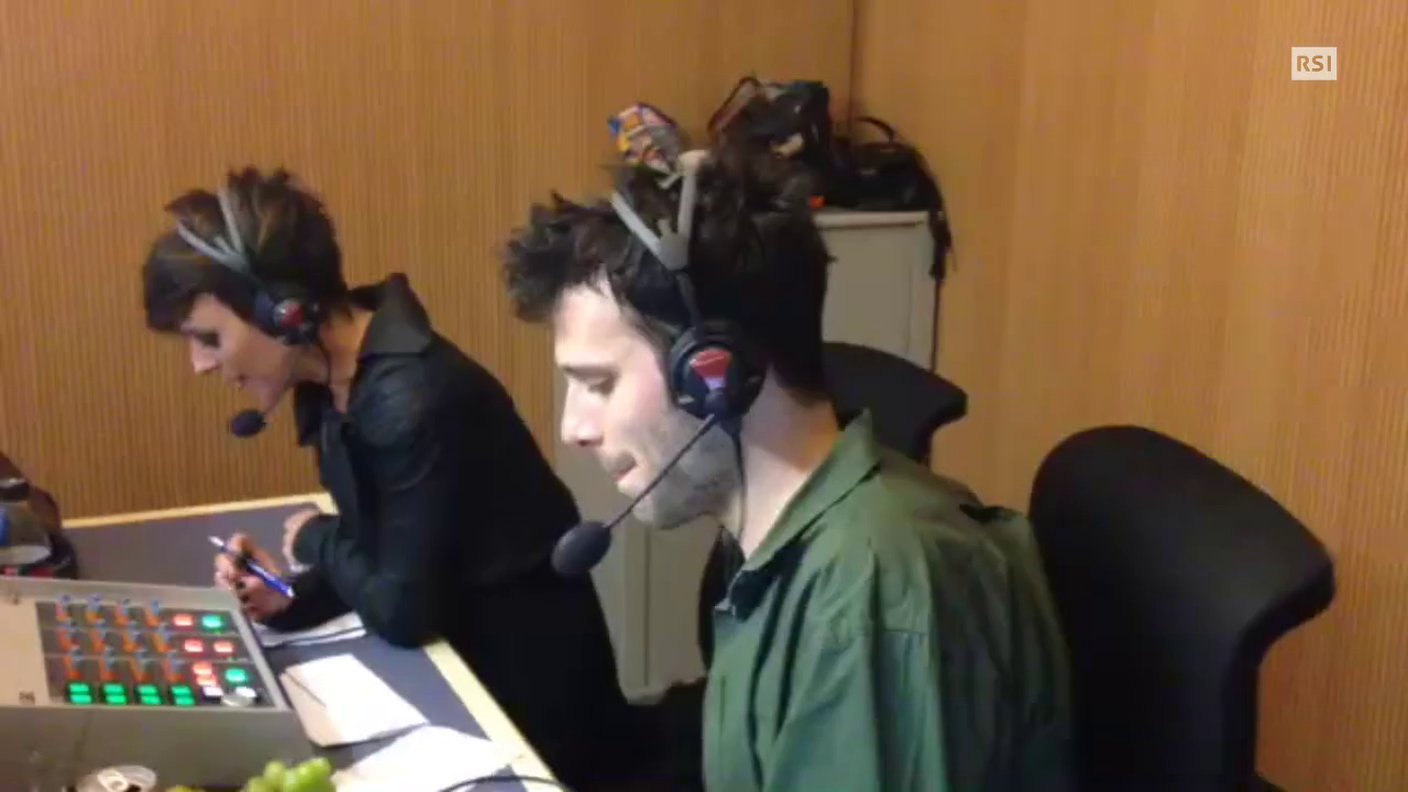 Un momento durante il commento di "The Voice of Switzerland" (seconda parte)