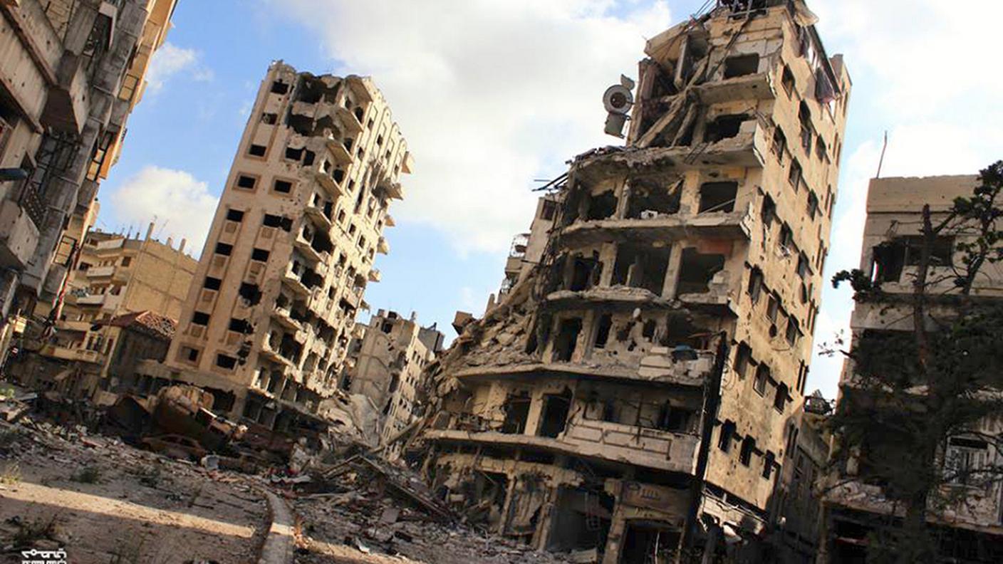 Gli attacchi del regime hanno lasciato il segno