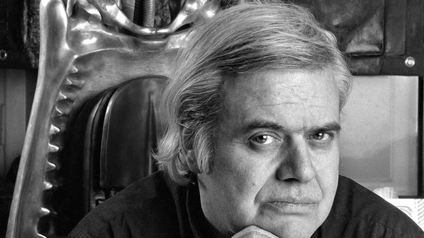 Giger a casa sua a Zurigo nel '95