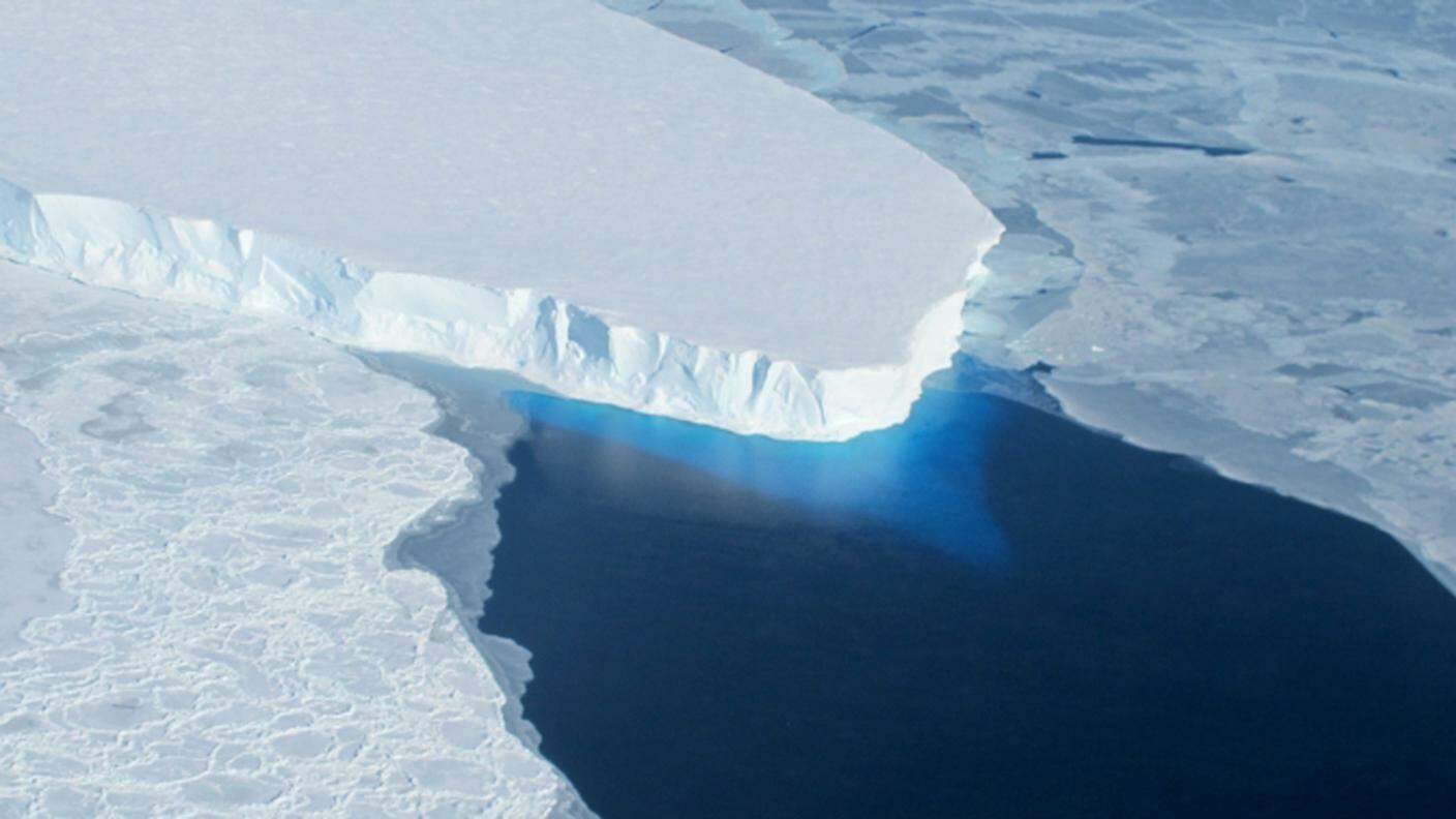 Il ghiacciaio Thwaites, in Antartide