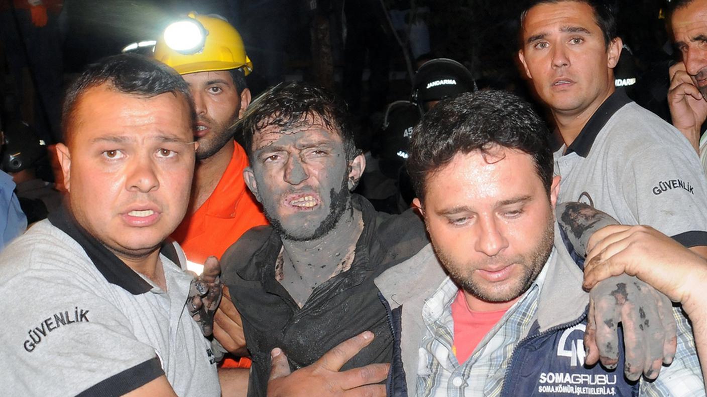 Uno dei minatori scampati alla tragedia