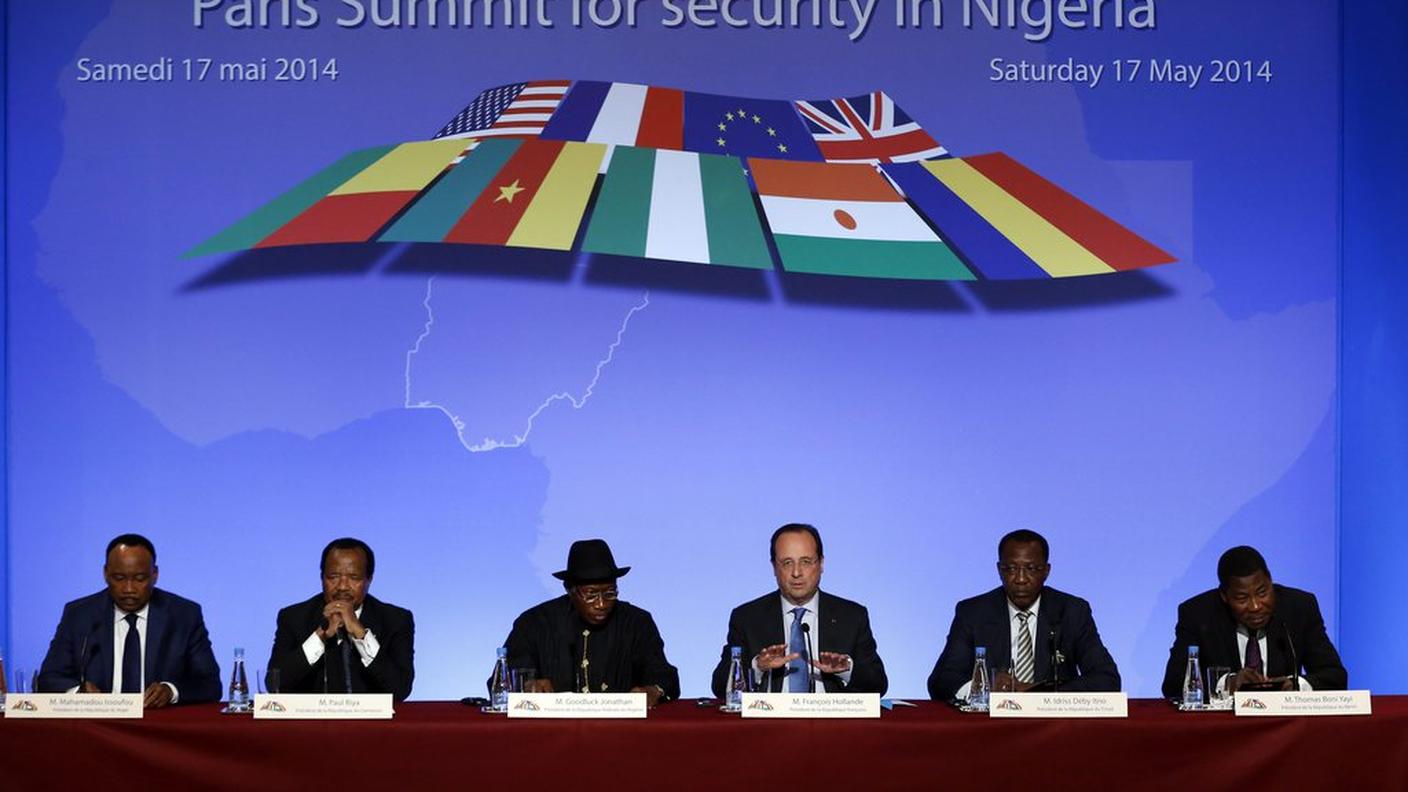 I sei presidenti in conferenza stampa 
