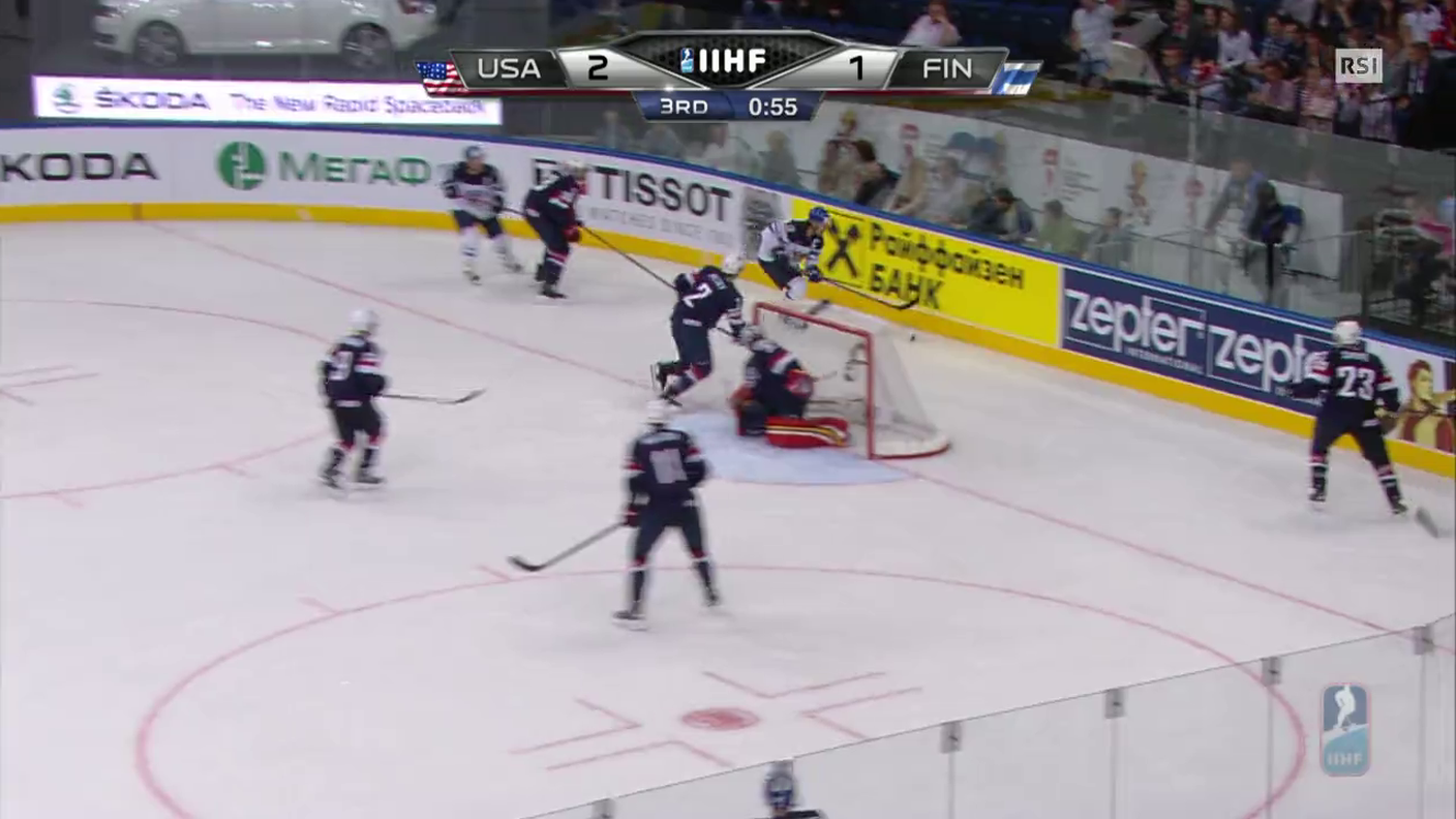 Stati Uniti-Finlandia, il 3-1 di Johnson