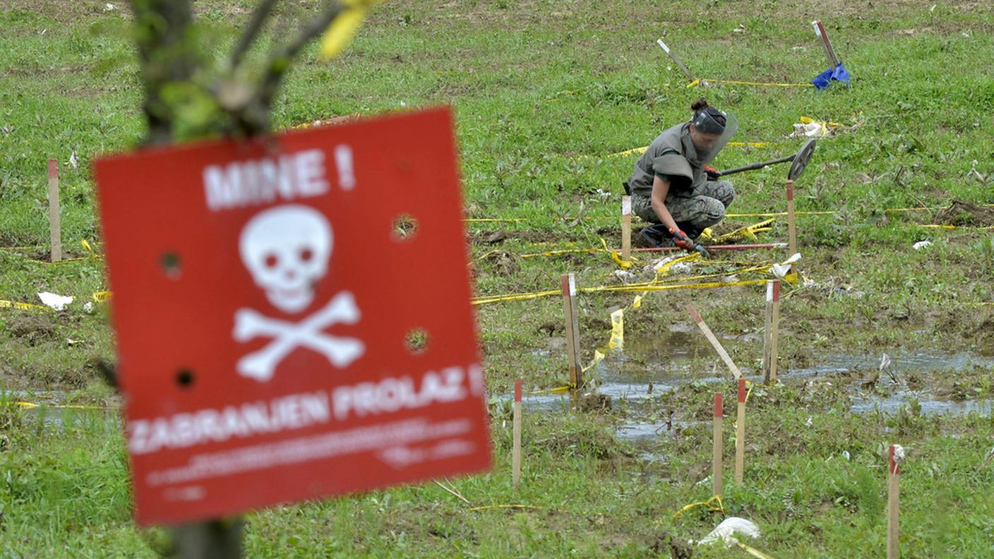 Le 120'000 mine sotterrate nella zona sono un'altra preoccupazione