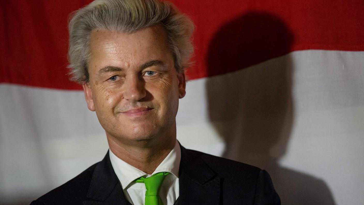 Geert Wilders, leader del partito di destra olandese PVV