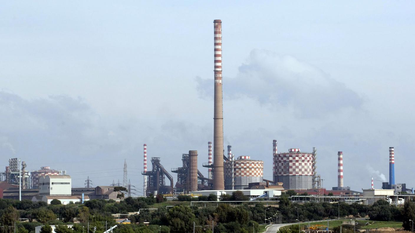 Uno scorcio dell'Ilva di Taranto