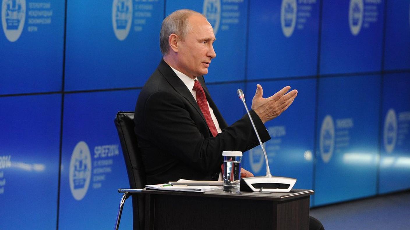 Vladimir Putin a San Pietroburgo