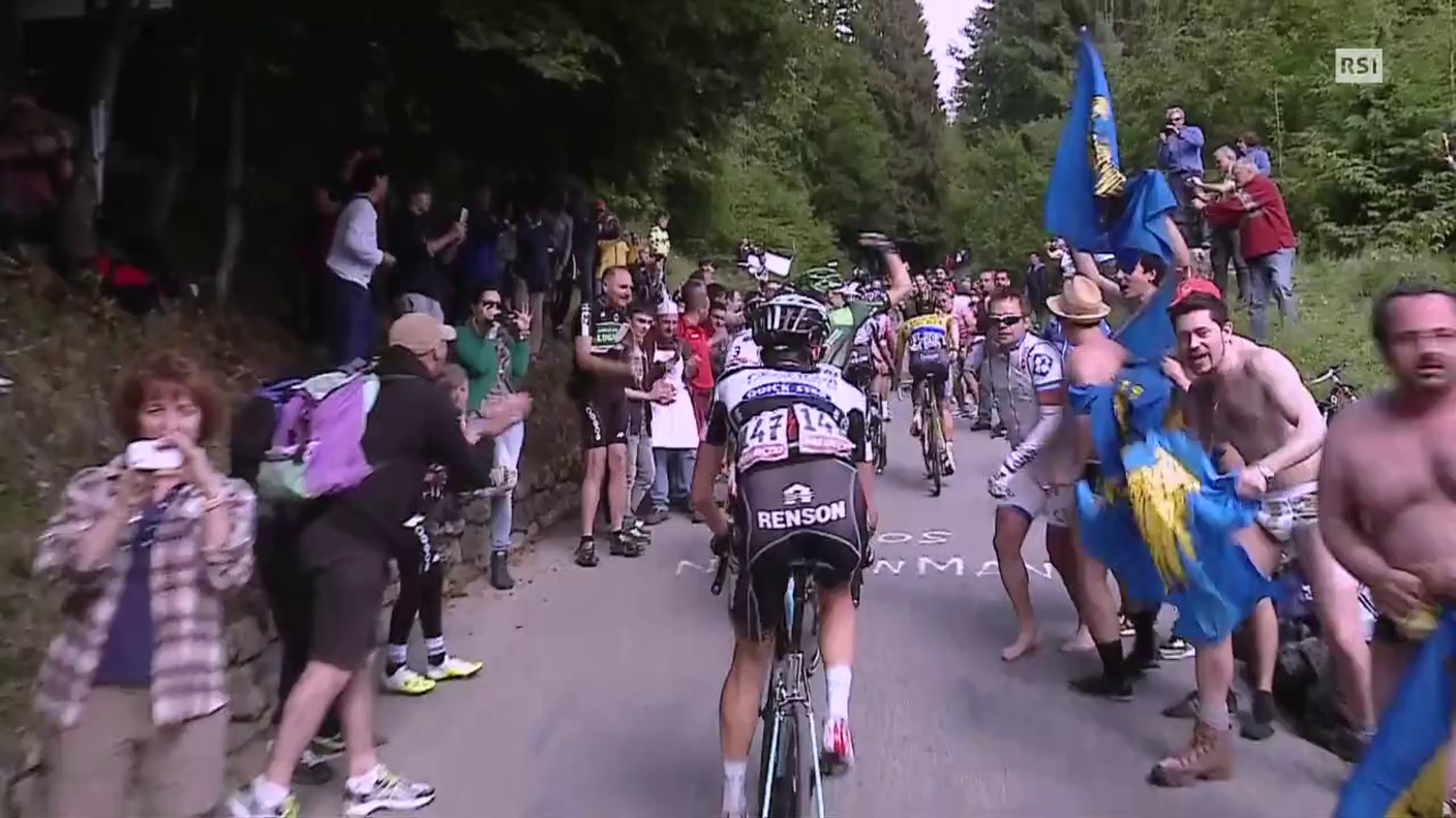 Il tifoso derubato degli occhiali (Giro d'Italia 31.05.2014)