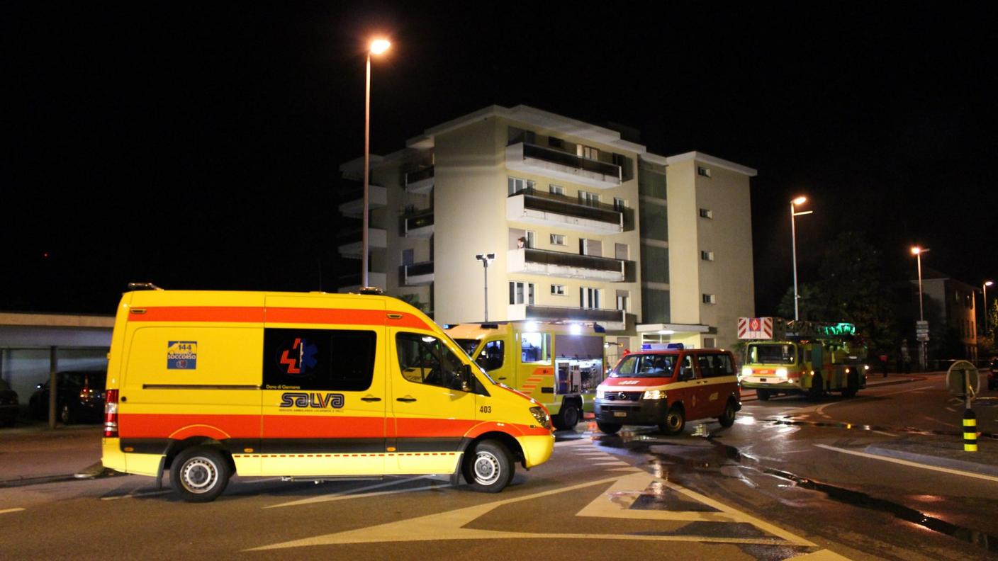 L'incendio in Via Nessi a Locarno