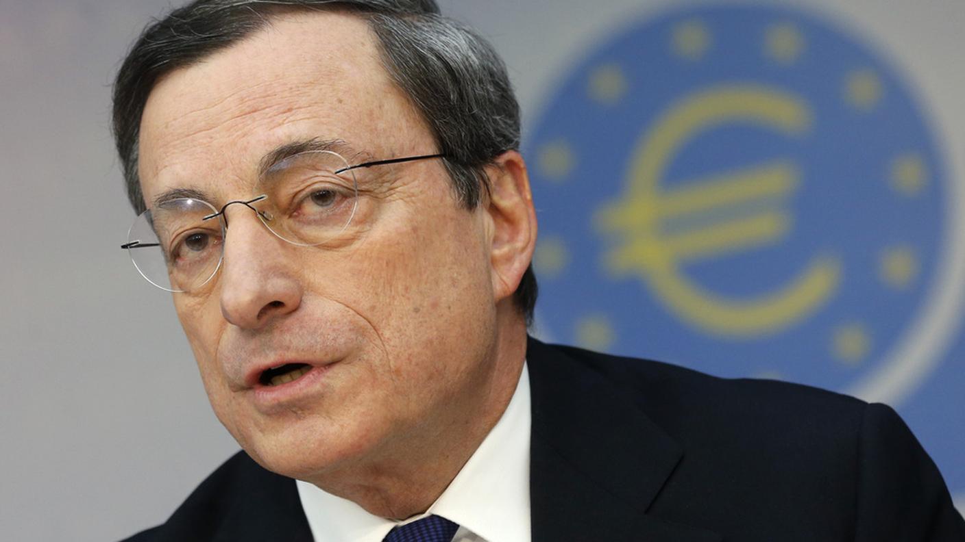 Mario Draghi, presidente della Banca centrale europea