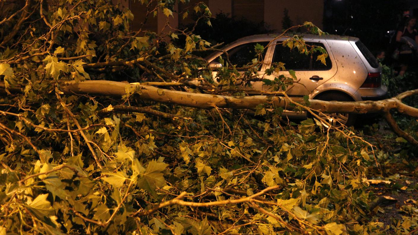 I danni causati dalla tempesta