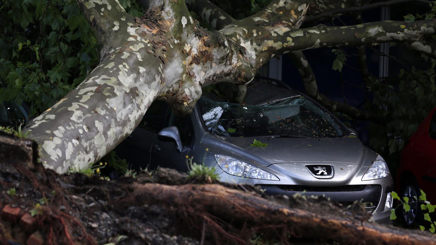 I danni causati dalla tempesta