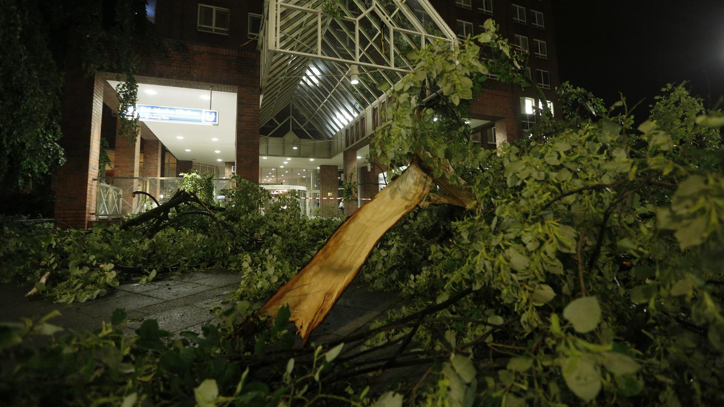 I danni causati dalla tempesta