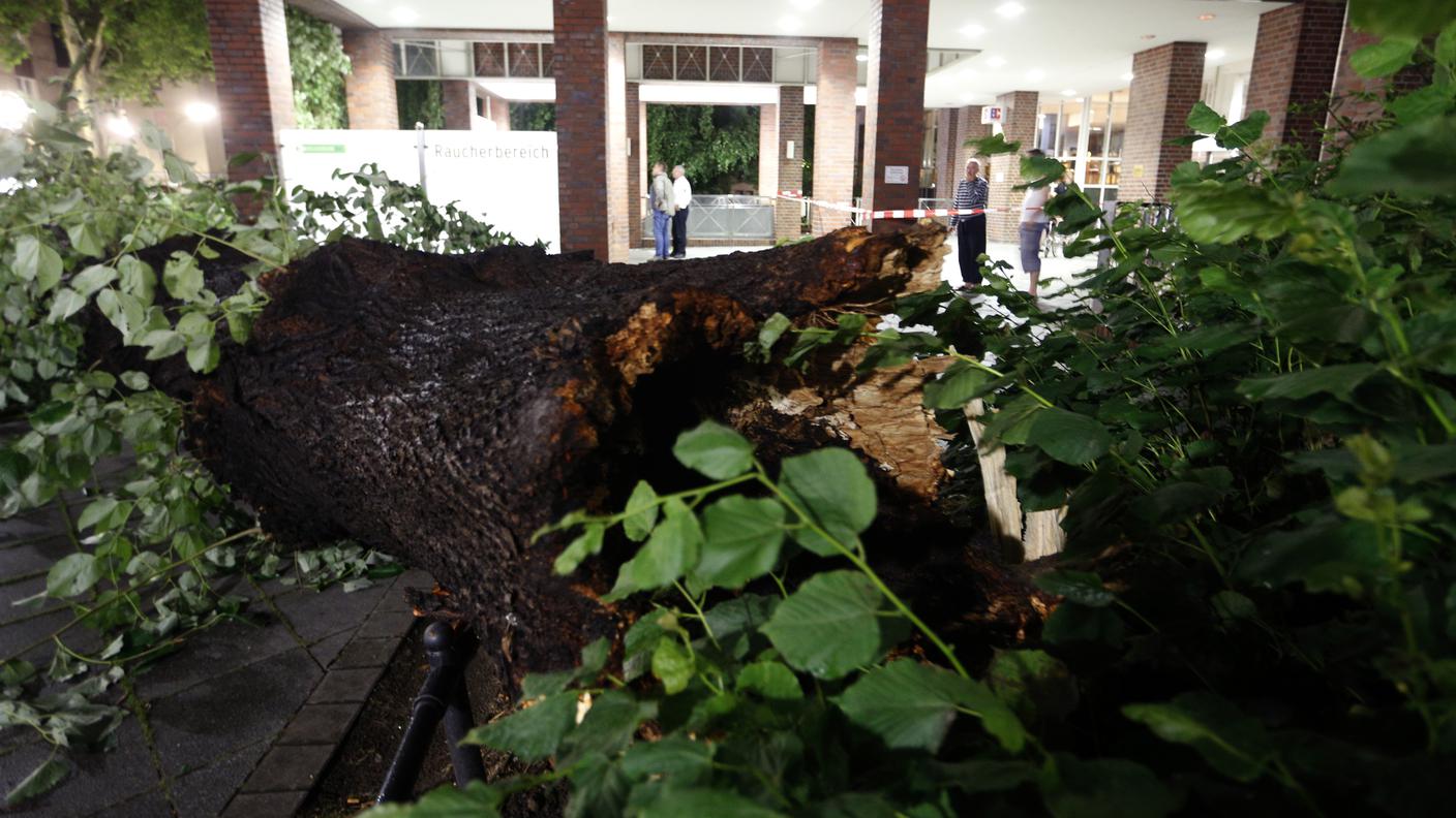 I danni causati dalla tempesta