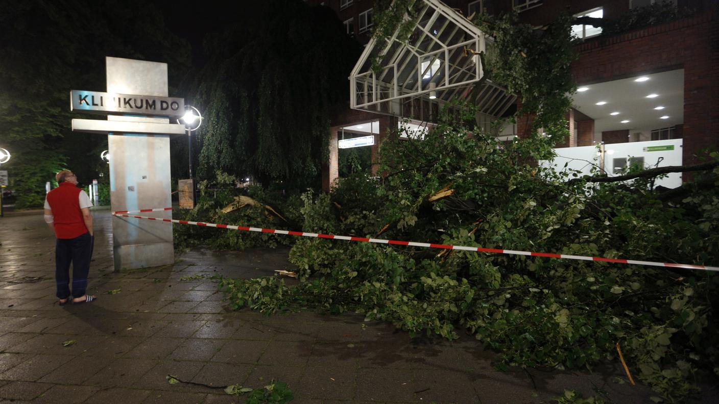 I danni causati dalla tempesta