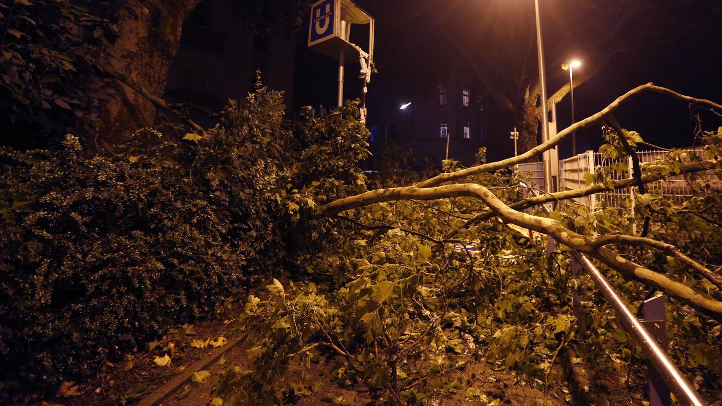 I danni causati dalla tempesta