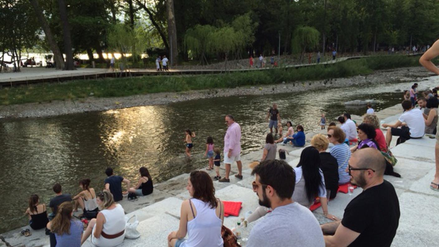 Cassarate, tutti al fiume