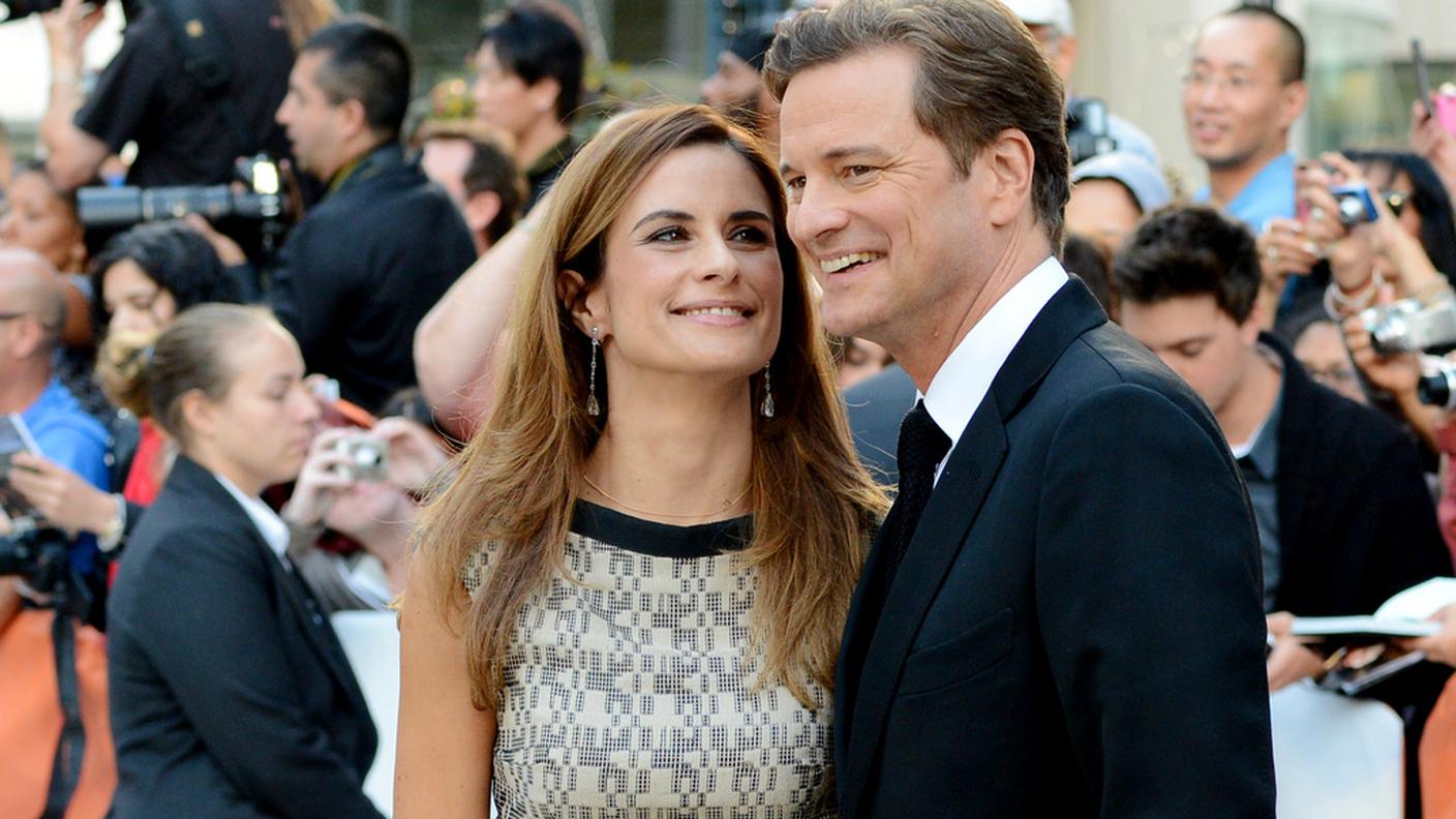 Colin Firth e Livia Giuggioli