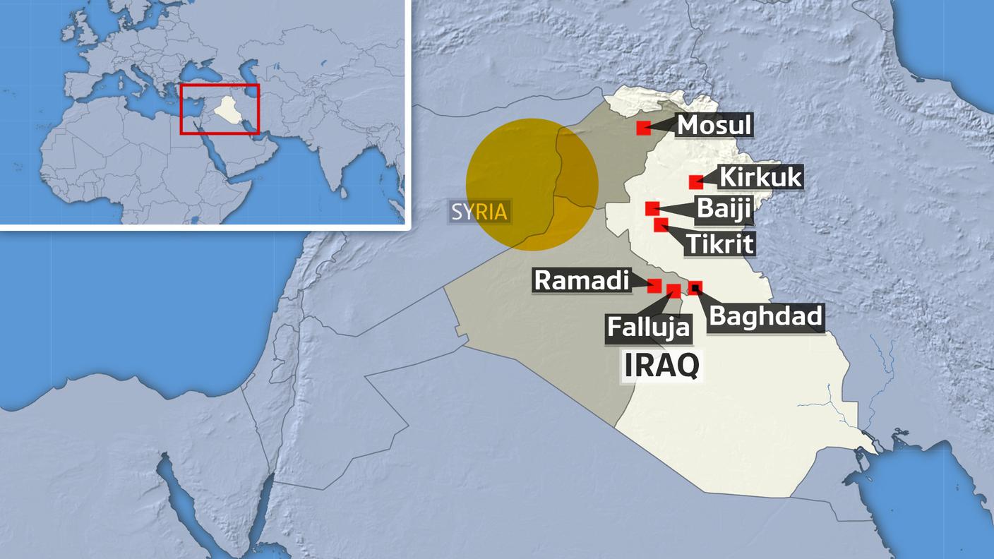 Cartina Iraq