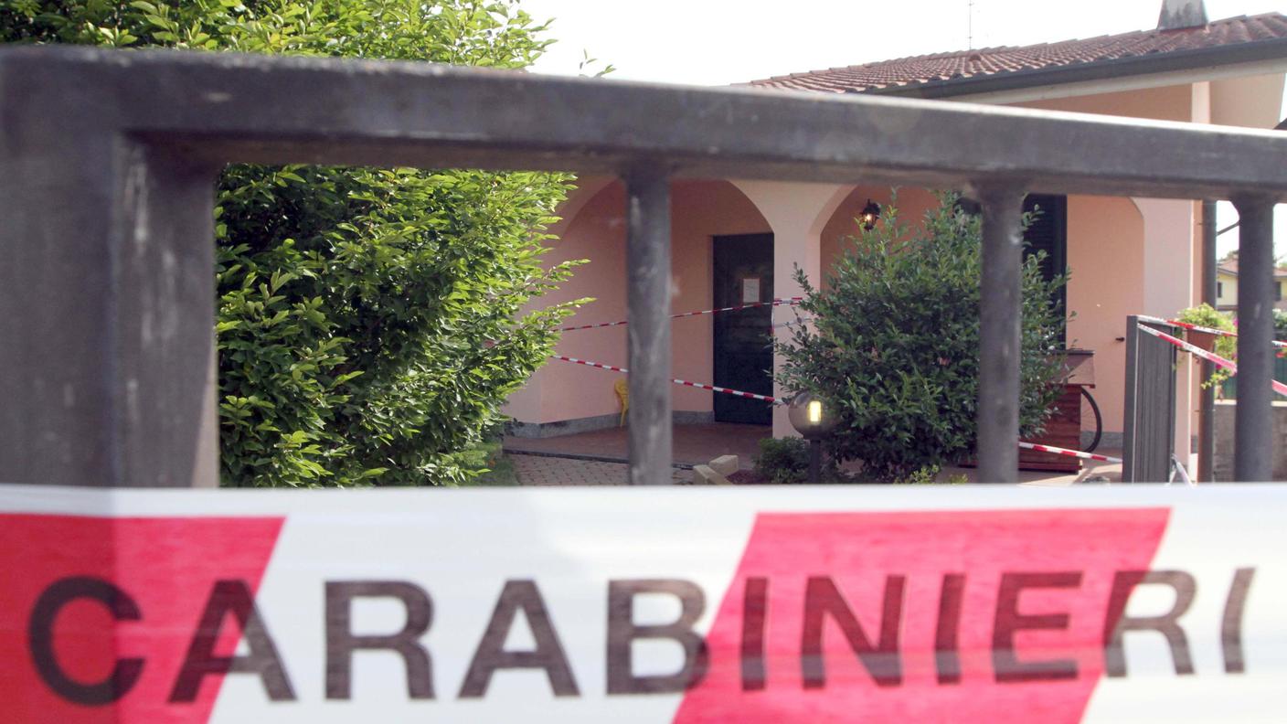 La villetta dove è avvenuta la strage