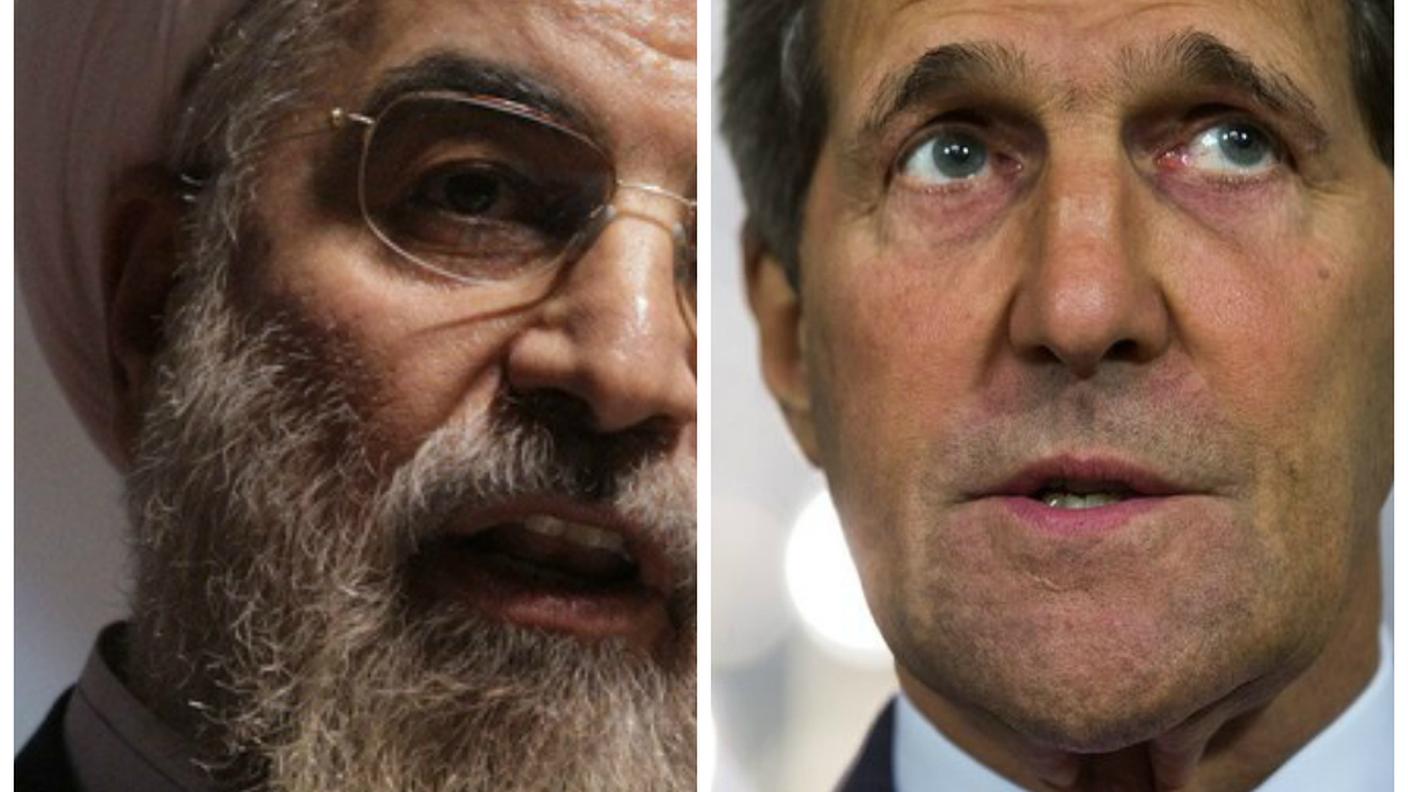 Il presidente iraniano Rohani e John Kerry