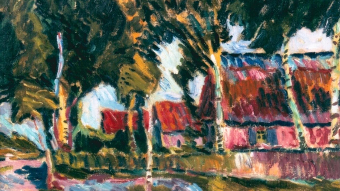 ''Villaggio'' di Hermann Max Pechstein