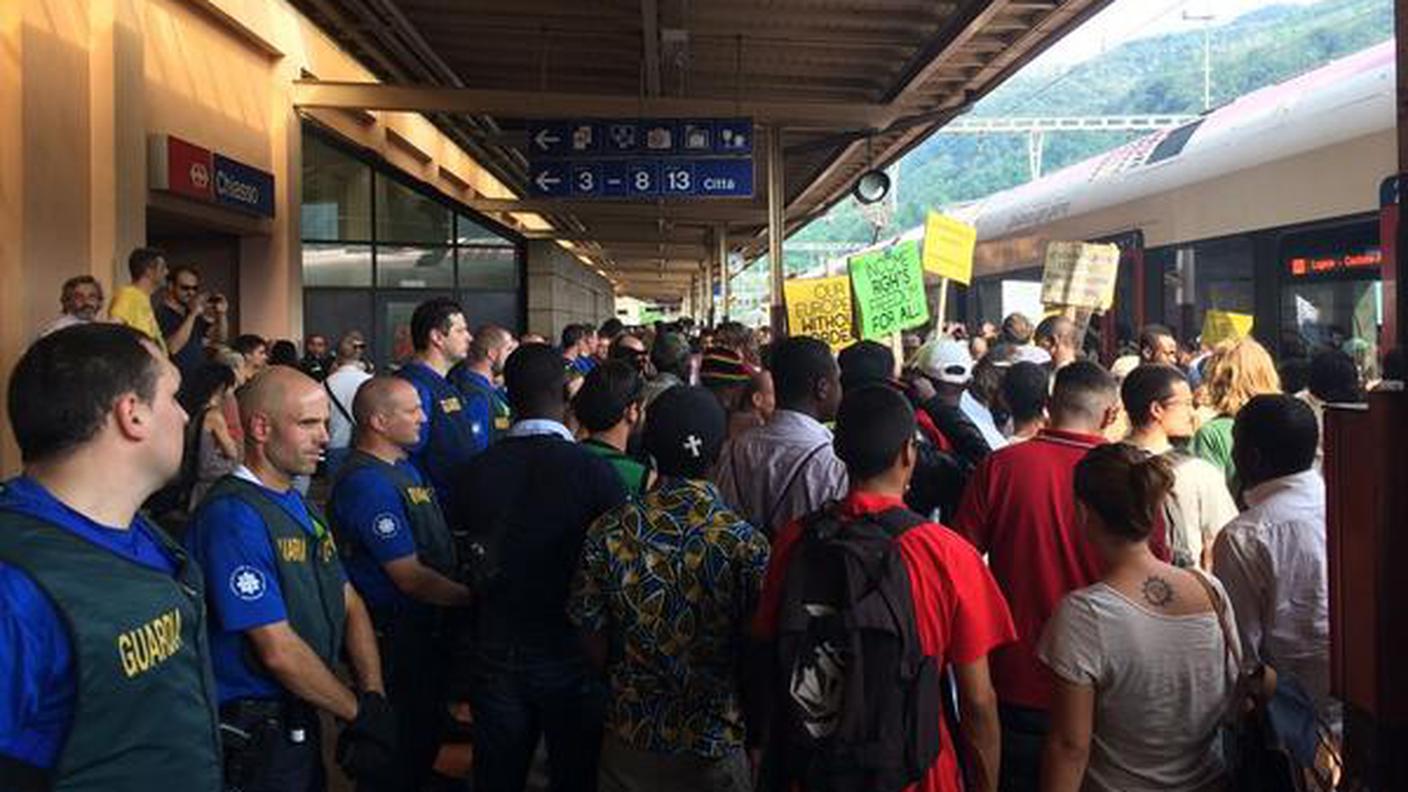 Stazione di Chiasso, sabato alle 17.30