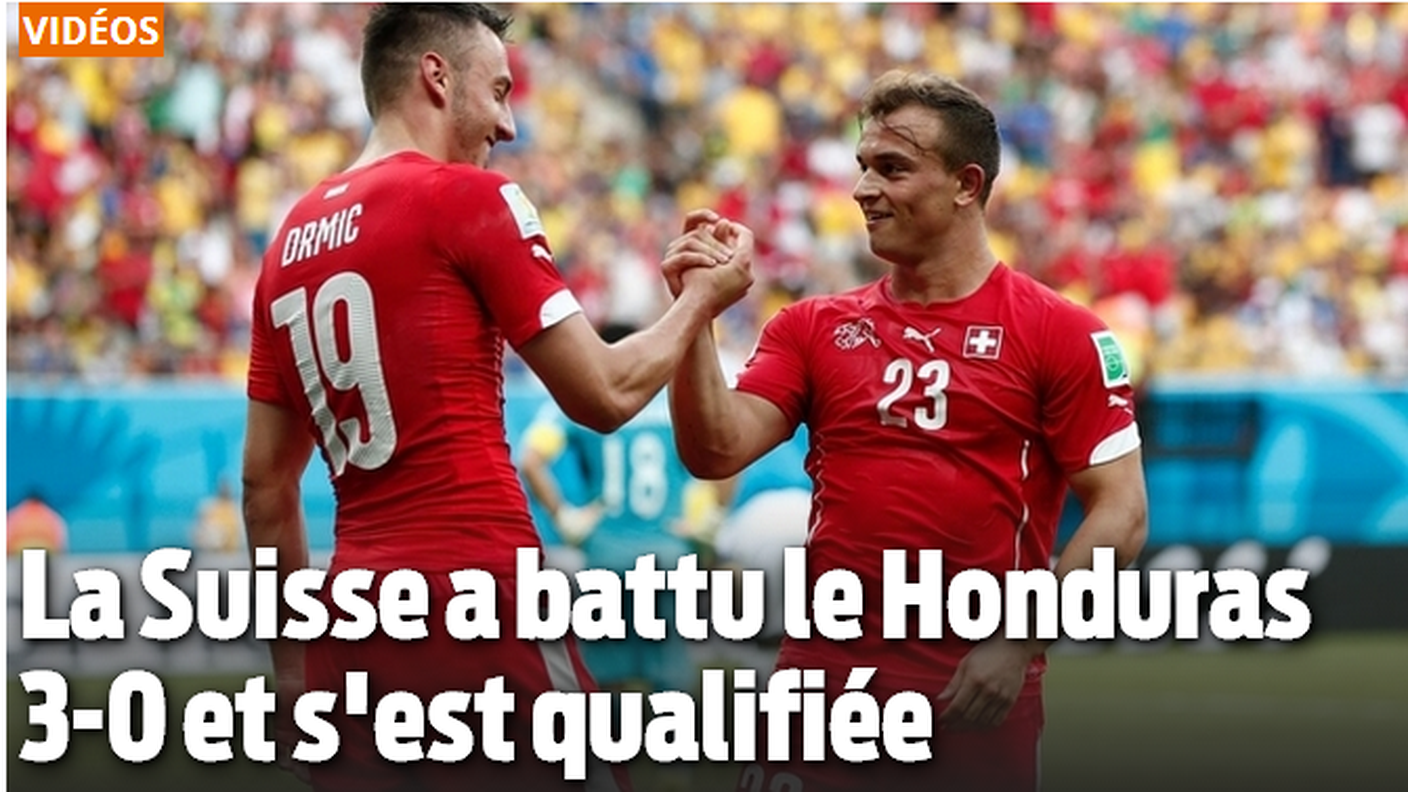 La Svizzera batte l'Honduras 3-0 e si qualifica