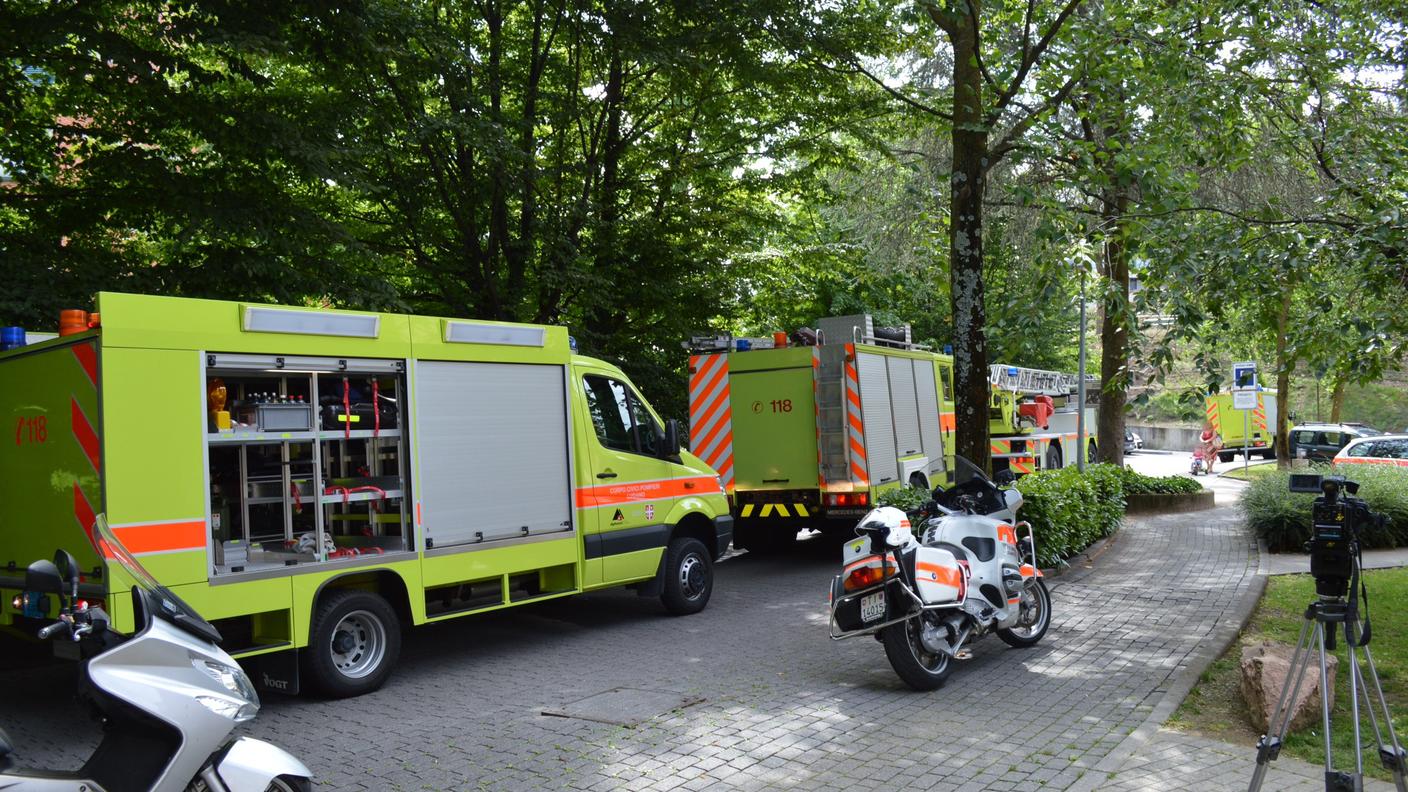 Incendio in casa anziani