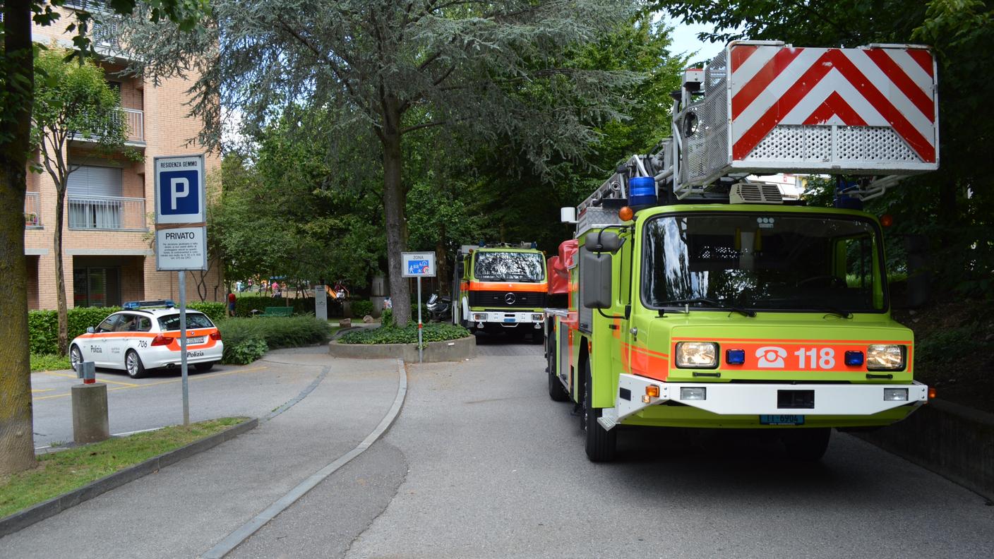 Incendio in casa anziani