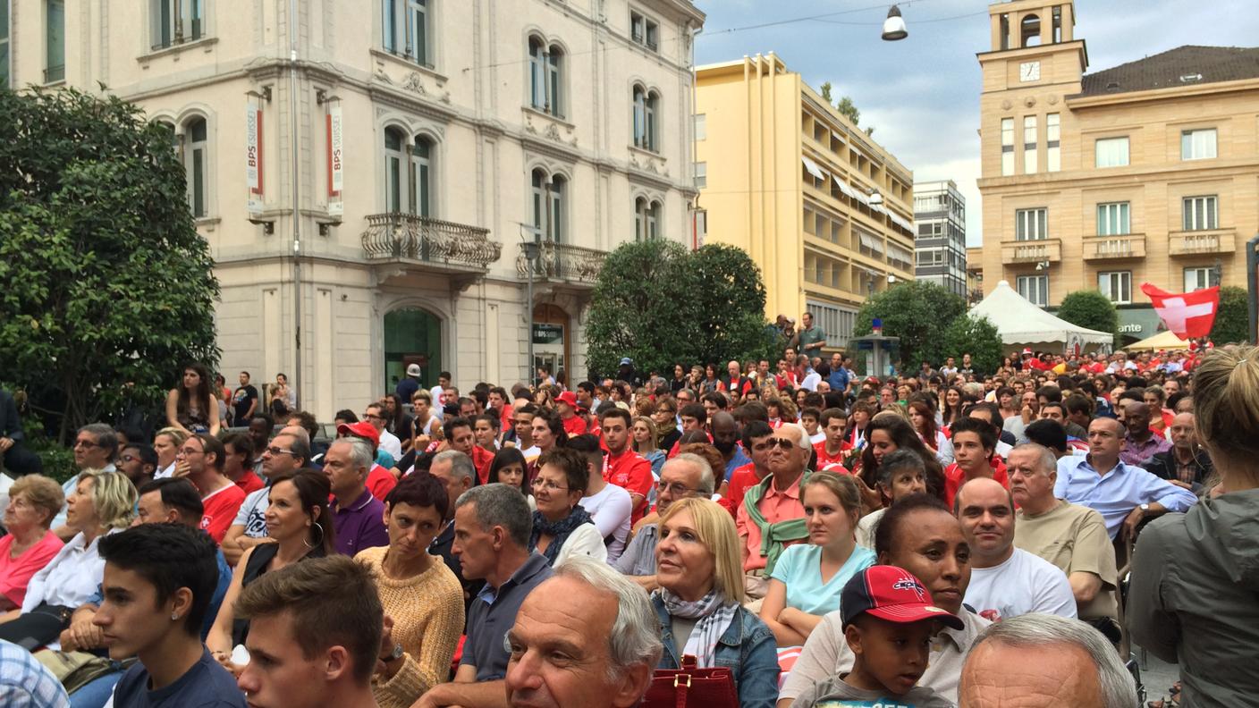 Emozioni in piazza per la Nazionale