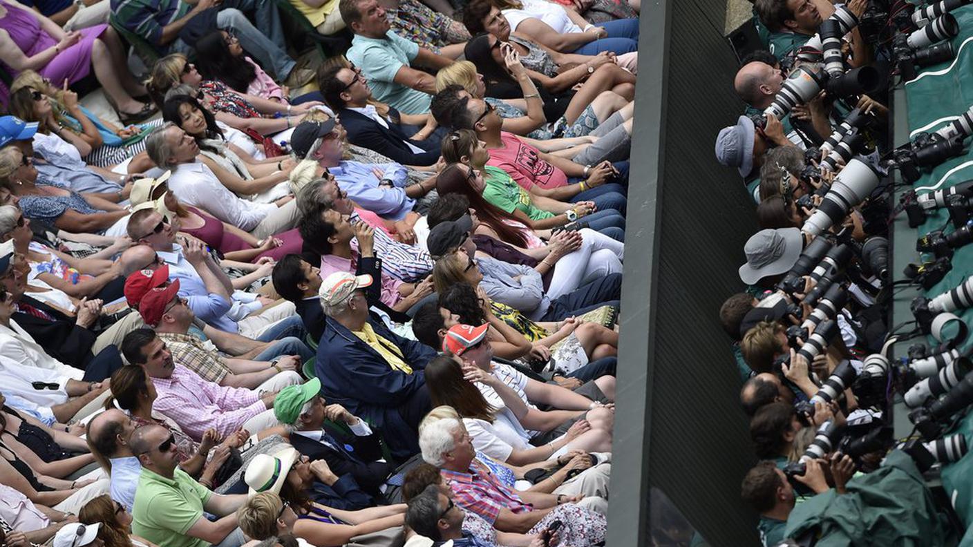 Il pubblico del Centre Court