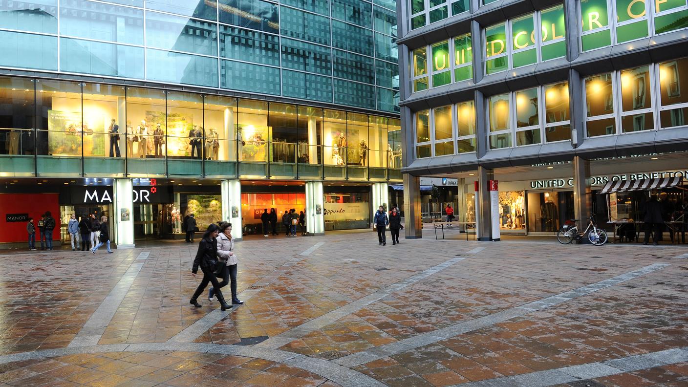 Chiusura in sordina per il megastore Benetton di Lugano