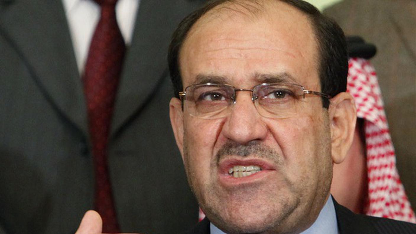 Il primo ministro iracheno Nuri al-Maliki 