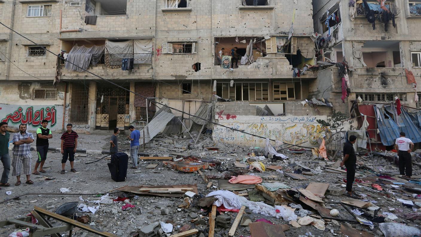 Distruzione a Gaza