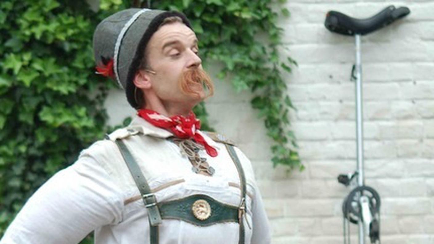 Uno degli artisti del Buskers