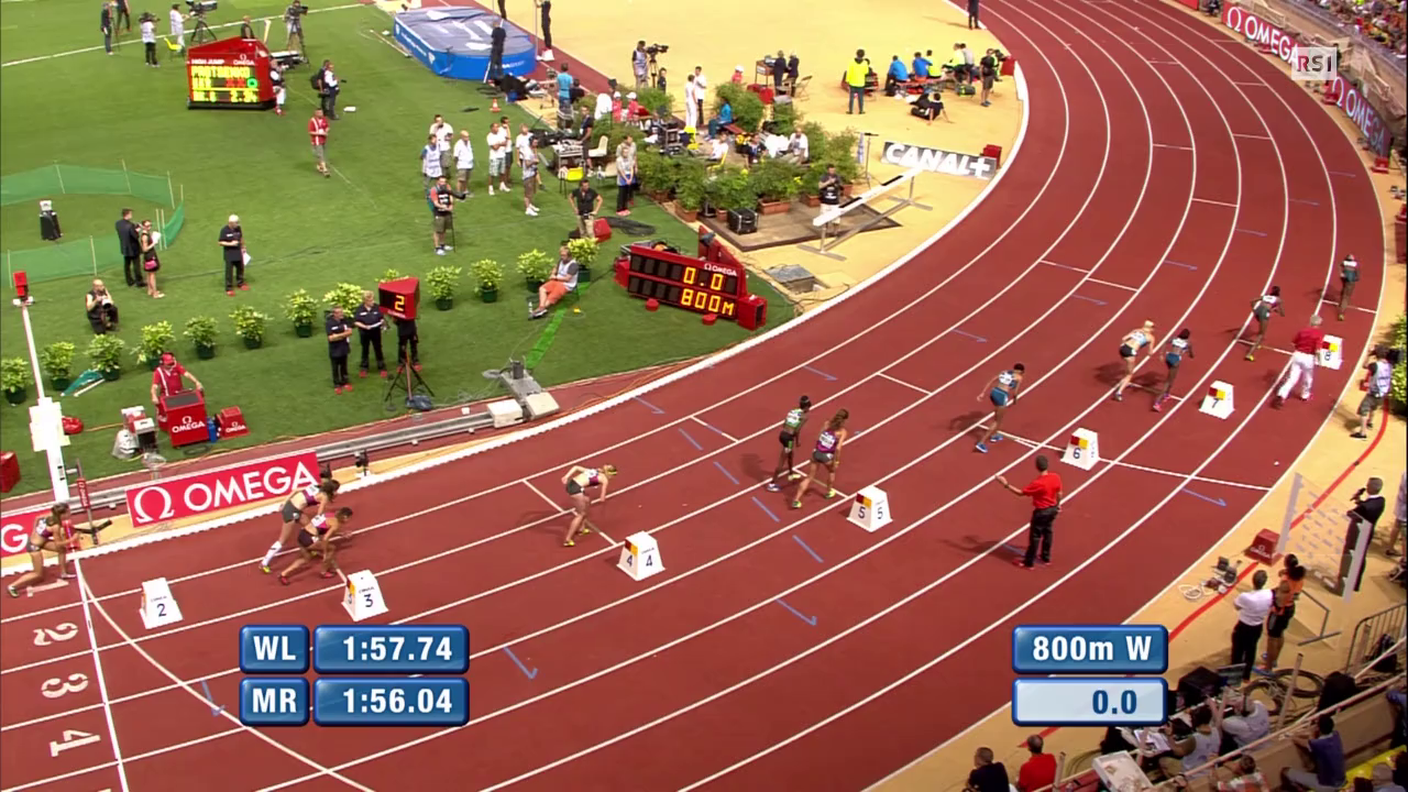 DL Monaco, 800m femminili (18.07.2014)