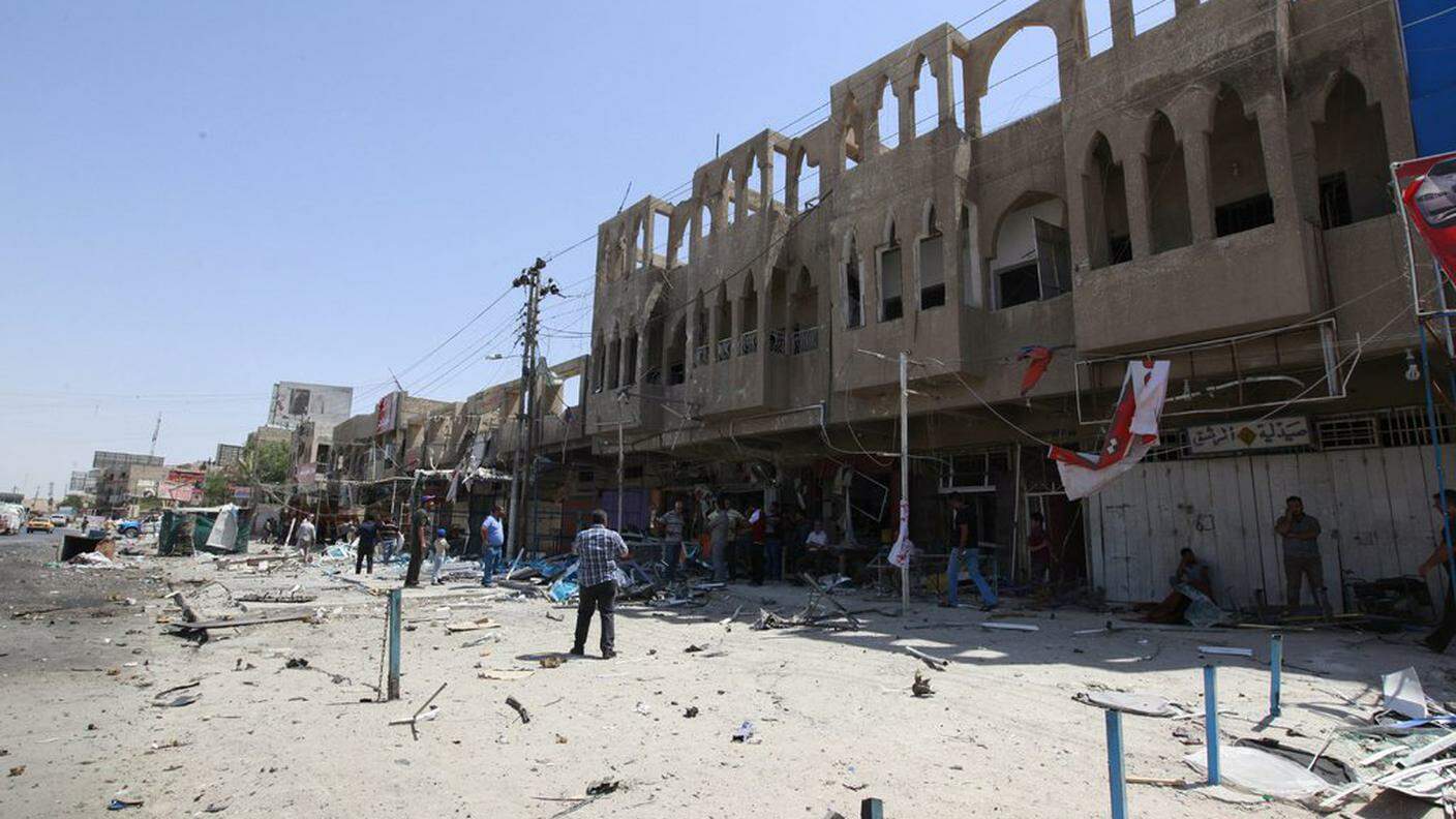 Un'immagine di Baghdad dopo un'esplosione del 19 luglio 