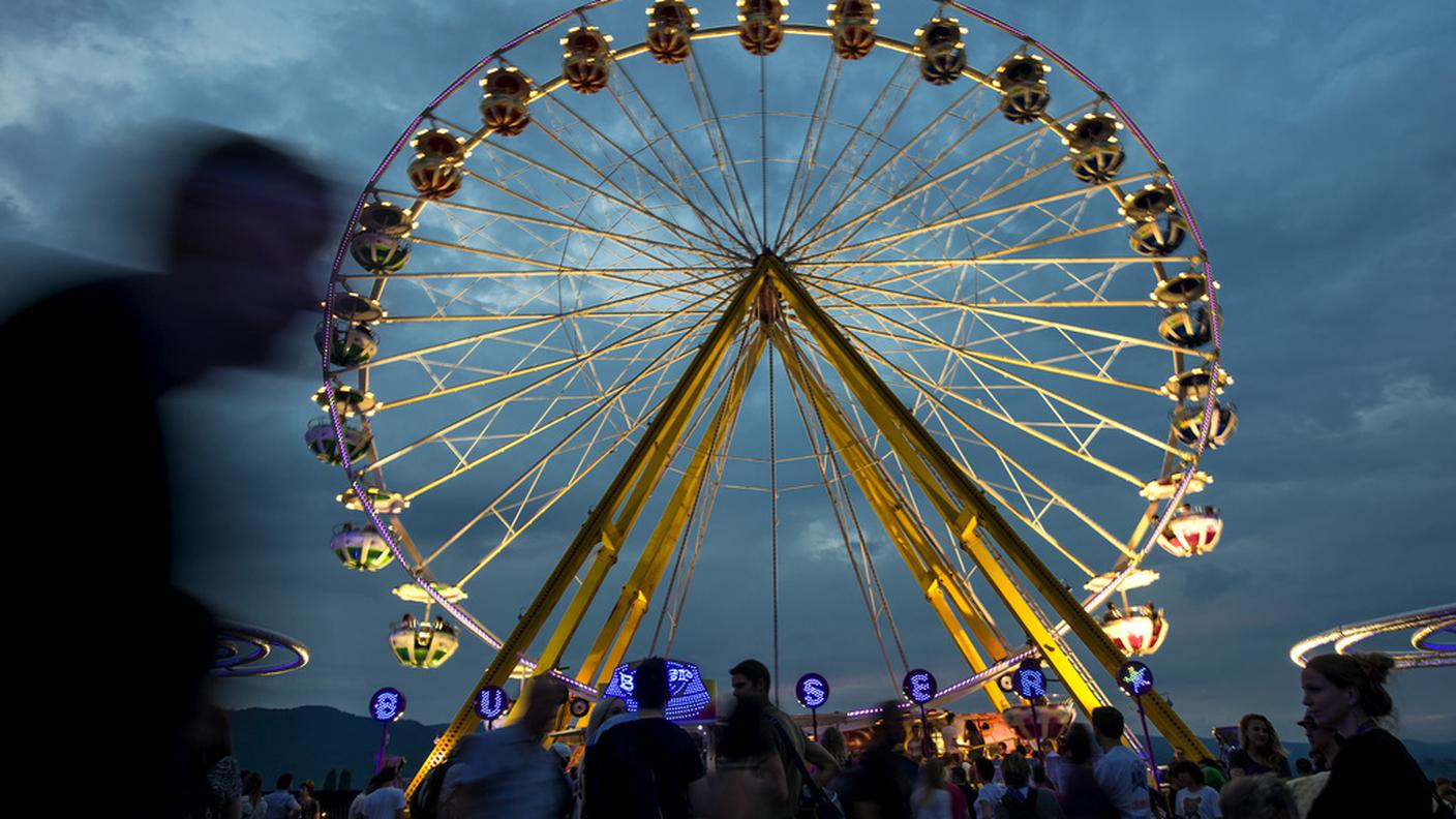 Ruota panoramica per avere un'altra visione del festival