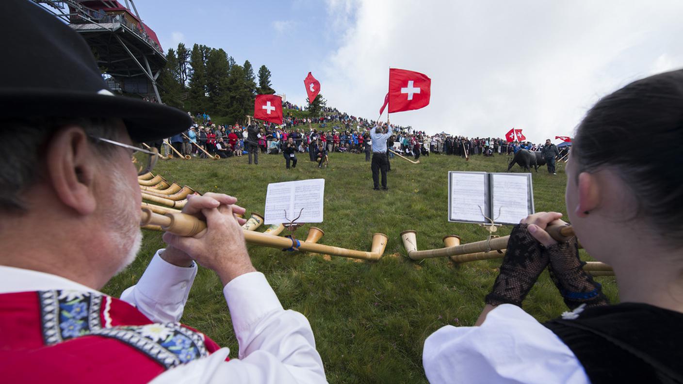 Suonatori di corno delle Alpi