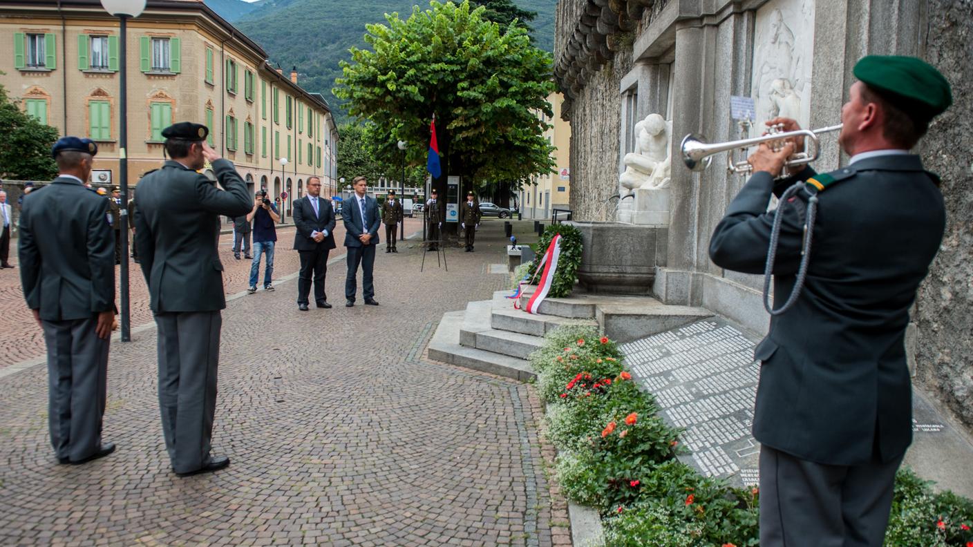 Il monumento di Apollonio Paolo Pessina in ricordo dei caduti ticinesi