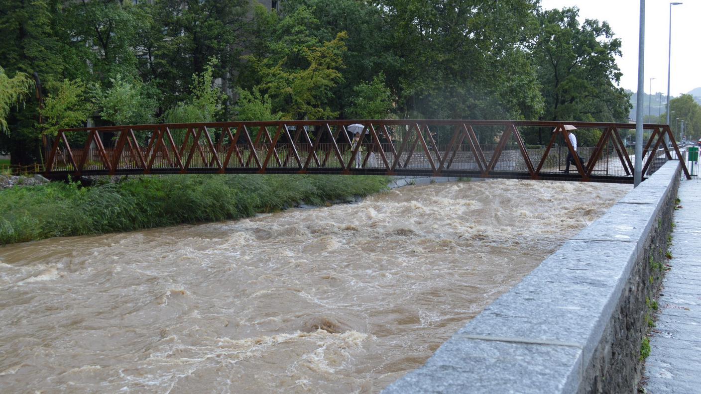Il fiume Cassarate ruggisce