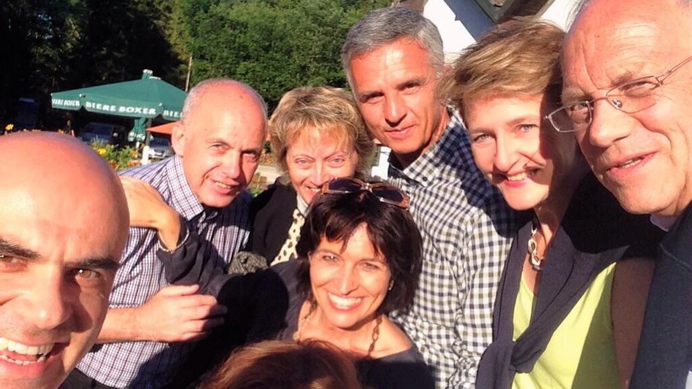 Il selfie del Consiglio federale