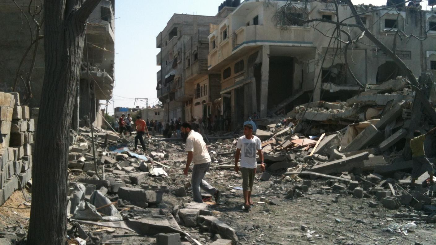 Le immagini scattate sabato a Gaza da Michele Giorgio, corrispondente RSI da Gaza