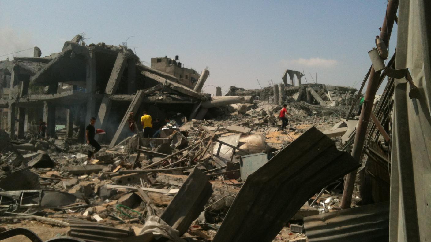 Le immagini scattate sabato a Gaza da Michele Giorgio, corrispondente RSI da Gaza